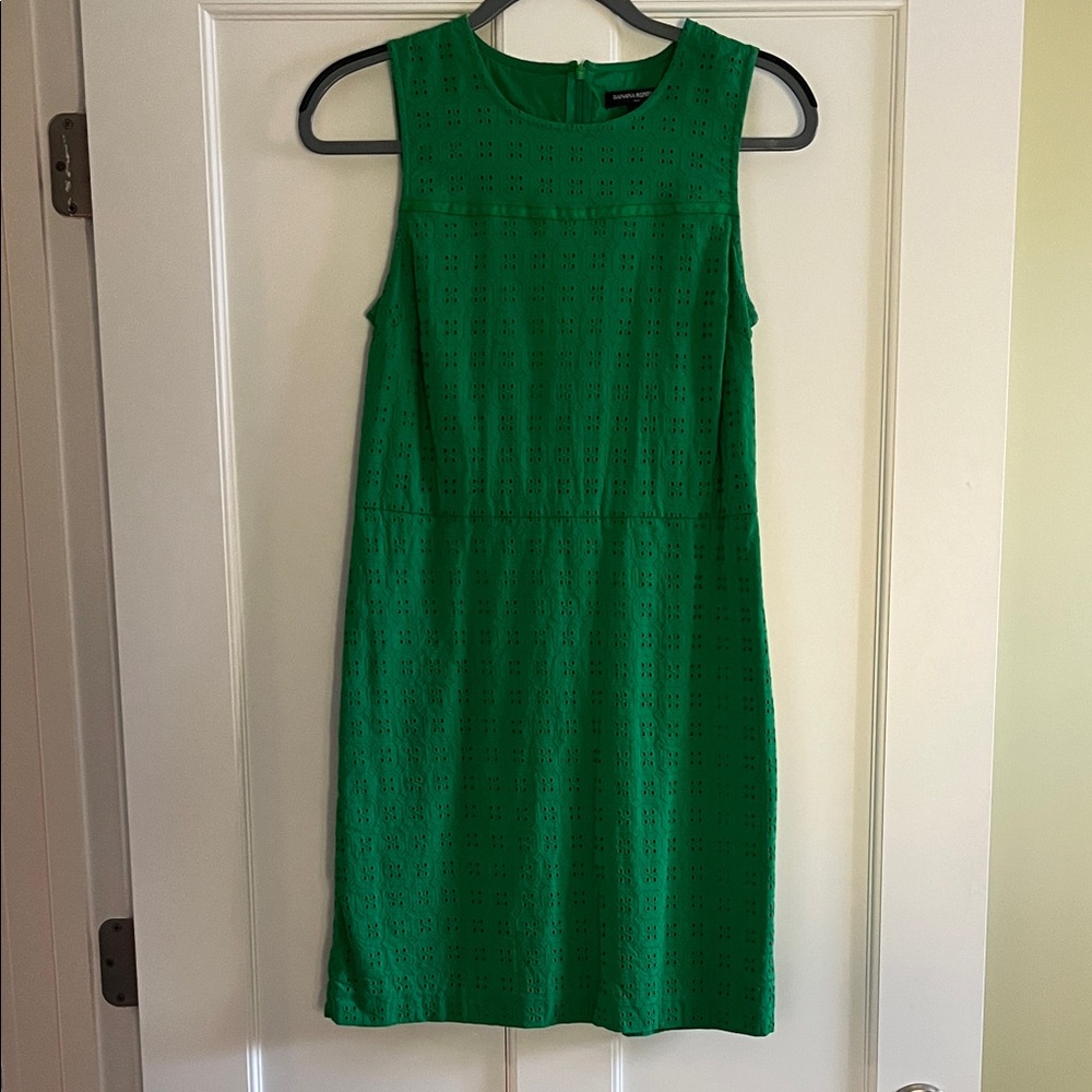 Banana Republic Vibrant Green Mini Dress